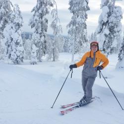 Pekka Vartttila järjesti meille tunturikierroksen.